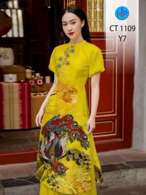 Vải Áo Dài Chim Công AD CT1109 24